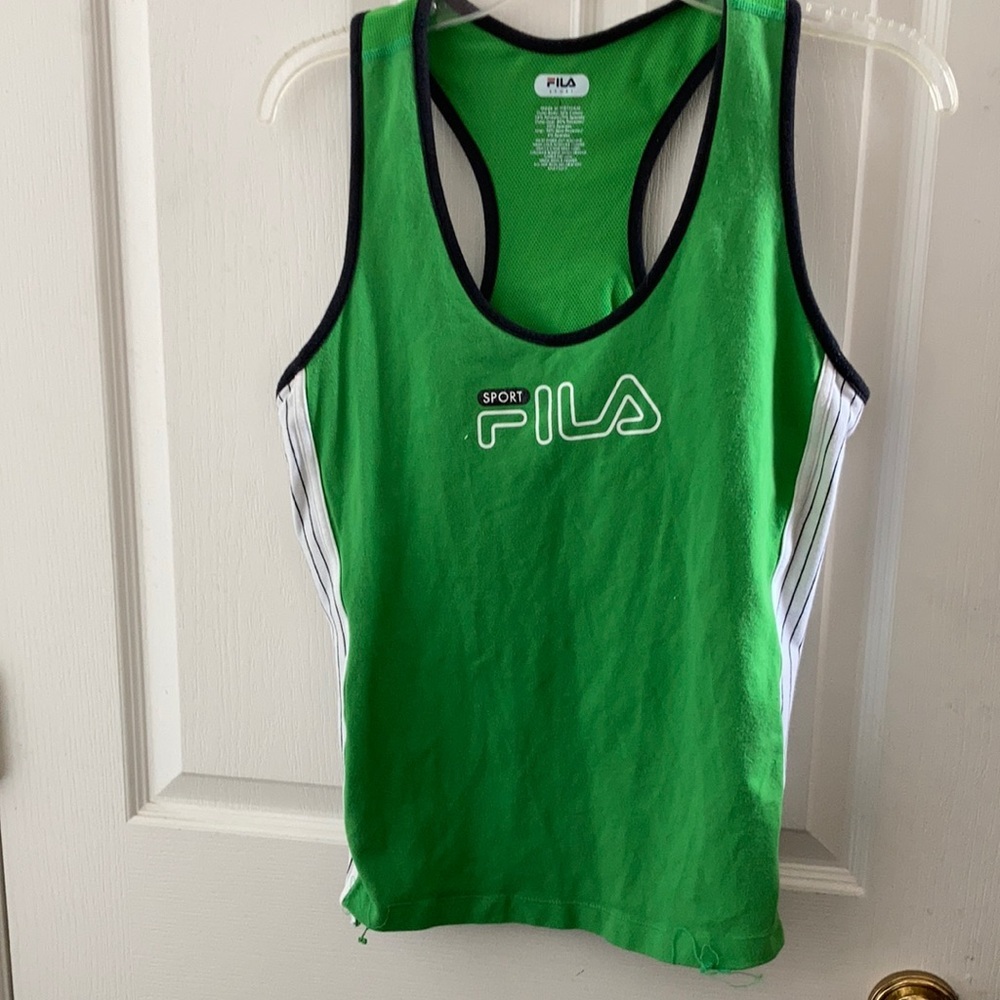 FINAL MARKDOWN LADIES Fila racerback tank large